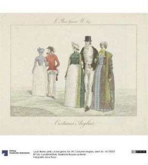 Le bon genre, No. 69: Costumes Anglais