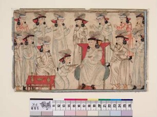 Gepanzerte Krieger jagen mongolische Gegner