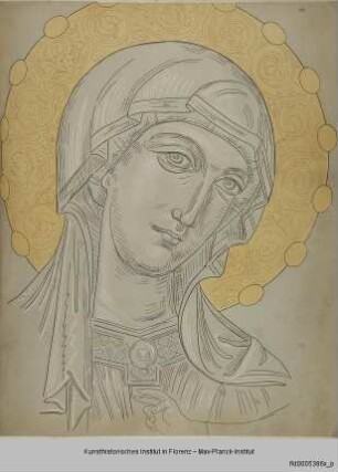 Kopf der Madonna di San Bernardino
