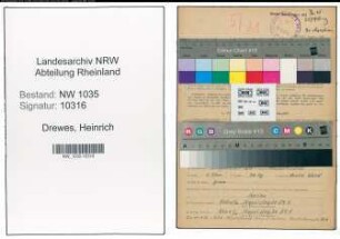 Entnazifizierung Heinrich Drewes , geb. 13.09.1898 (Steiger)