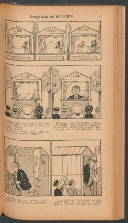 Desgracia en un teatro - [Cómic]
