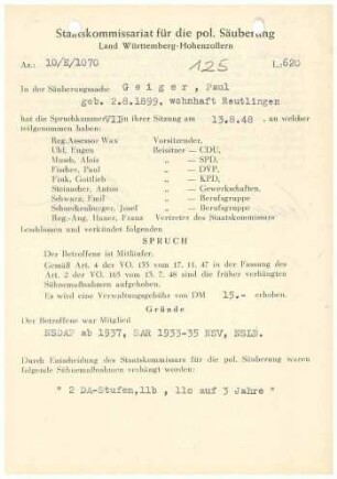 Geiger, Paul