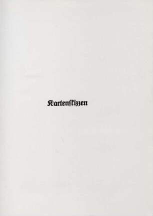 Kartenskizzen