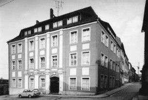 Bautzen, Schloßstraße 2. Wohnhaus (nach 1634). Eckansicht