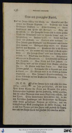 Neun und zwanzigstes Kapitel.
