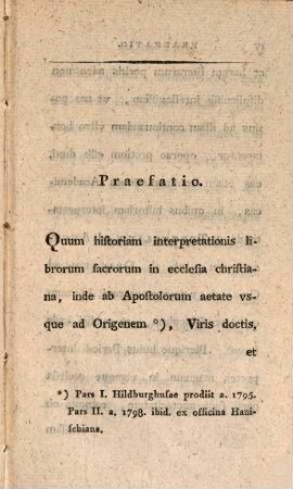 D. J. Georgii Rosenmülleri Historia Interpretationis Librorum Sacrorum In Ecclesia Christiana : Inde Ab Apostolorum Aetate Usque Ad Originem, 3