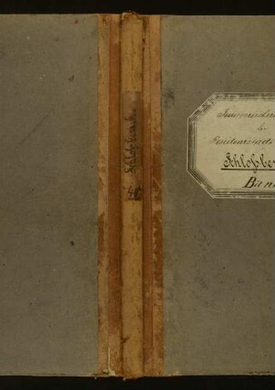 Feuerversicherungsbuch Schlossbezirk