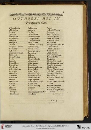 Authores hoc in Promptuario citati