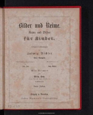 Bilder und Reime : Reime und Bilder für Kinder