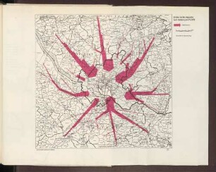 Ströme der Berufspendler nach Hamburg am 27.05.1970