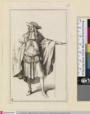 [Ein stehender Mann mit Rheingrafenhose]