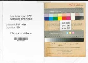 Entnazifizierung Wilhelm Ellermann , geb. 16.05.1909 (Polizist)