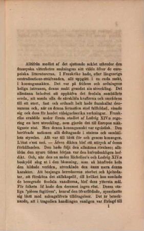 Studier rörande den Engelska Litteraturens Tillstånd under Restaurations- Tidehvarfvet (1660 - 1688) : Akademisk Afhandling