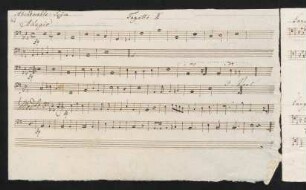 Abendmahls-feyer, Fagotto II