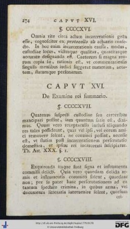 Capvt XVI.