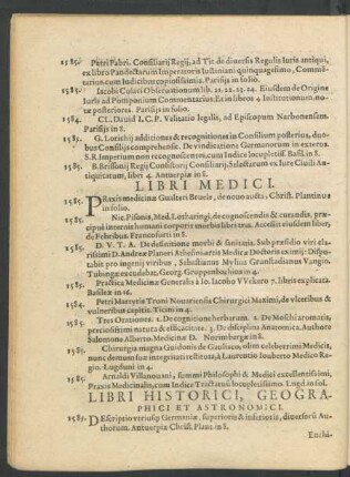 Libri Historici, Geographici et Astronomici.