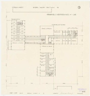 Nachrichtentechnische Institute der Technischen Universität Berlin Vorentwurf D: Grundriss 2.OG 1:200