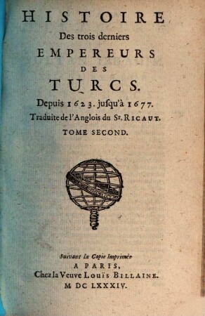 Histoire Des trois derniers Empereurs Des Turcs : Depuis 1623 jusqu'à 1677, 2
