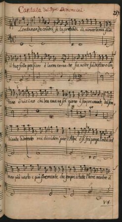 Lontananza crudel; S, b.fig; g-Moll