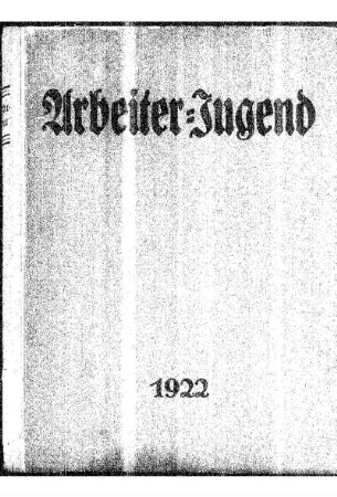 14: Arbeiter-Jugend - 14.1922