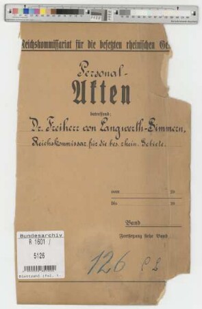 Langwerth-Simmern, Ernst Freiherr von, Dr.