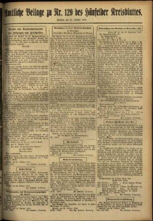 Zweite Ausgabe vom Samstag, den 26. Oktober 1918.