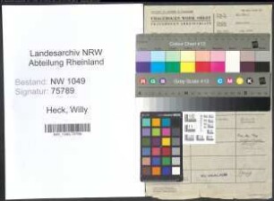 Entnazifizierung Willy Heck , geb. 00.00.0000 (Landwirt)