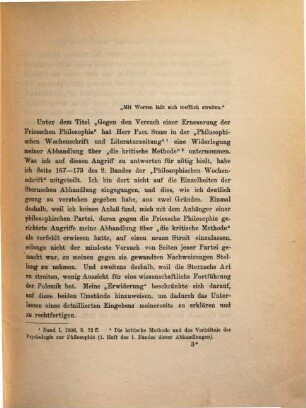 Inhalt und Gegenstand : Grund und Begründung ; zur Kontroverse über die kritische Methode