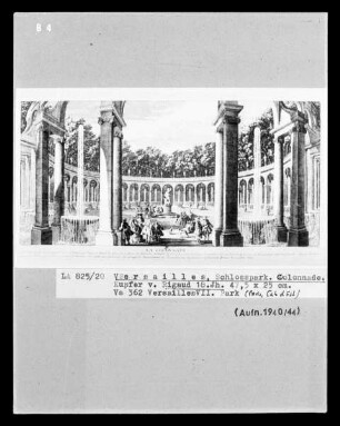 Versailles, Schlosspark, Collonade