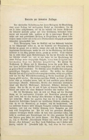 Vorrede zur siebenten Auflage