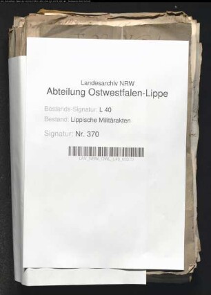 Fahndung nach und Auslieferung von desertierten lippischen Untertanen in kurhannoverschen Kriegsdiensten