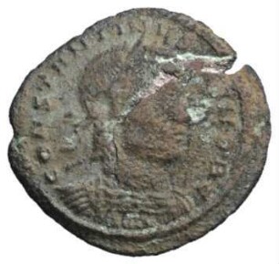 Münze, Aes 3, 336 - 337 n. Chr.