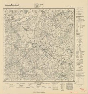 2176 Lubichow, Topographische Karte 1:25000 (4cm - Karte)