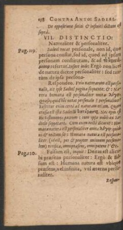 VII. Distinctio ...