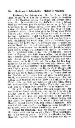 Sonderung der Lehranstalten