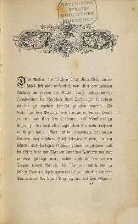 Andrer Leute Kinder : zwei Novellen von Ernst Wichert. (Inhalt: Die Stieftochter. - Der Herr Pathe.)