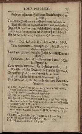 XXIII. De Lege Et Evangelio.