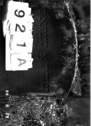 Grabstein 921 (Index: 100099213) Maße HxBxT: 76x52x10 cm: Grabstein 921A