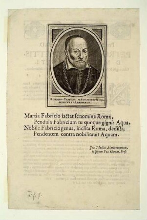 Hieronymus Fabricius ab Aquapendente