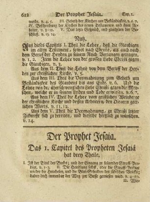 Der Prophet Jesaia