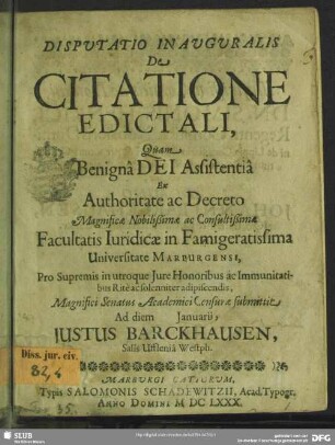 De citatione edictali