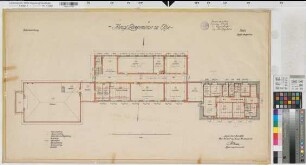 Olpe, Lehrerseminar: Grundriss 2. Obergeschoss