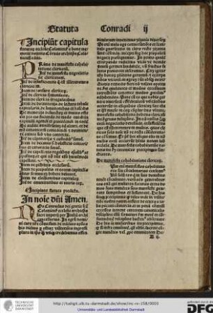 Primo de manifesta cohabitatione clericorum.