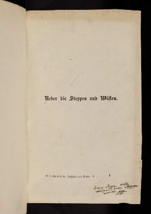 1-38, Über die Steppen und Wüsten