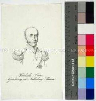 Porträt von Friedrich Franz I. Großherzog von Mecklenburg-Schwerin