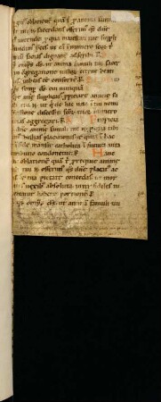 Bruchstücke des Offertoriums aus dem Officium defunctorum (Einbandmakulatur: Brevier, Ende 12. Jh., St. Galler Neumen).