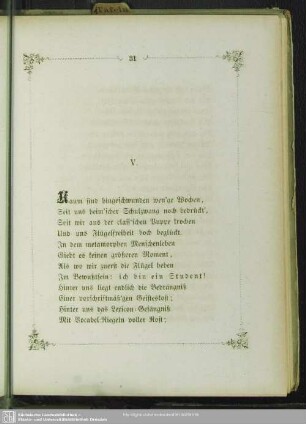 V. Das Colleg