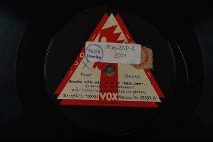 Woröm solle mir ald en de Heija gonn...! : Karnevalslied / (W. Ostermann)
