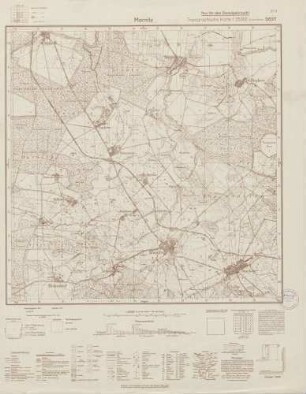 2637 Marnitz, Topographische Karte 1:25000 (4cm - Karte)