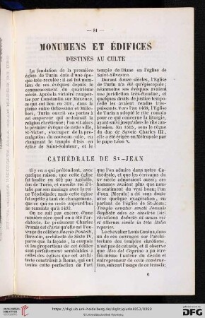 Monumens et édifices